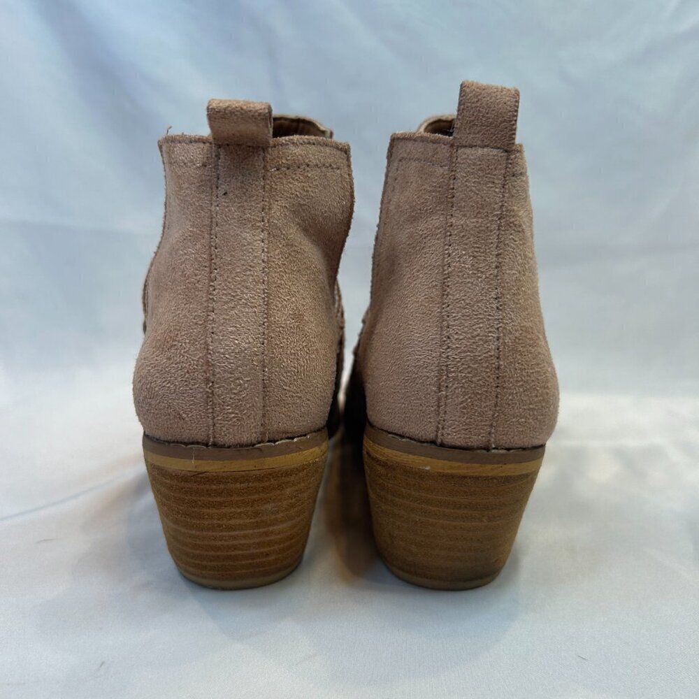 MI.IM Booties Lavin Ankle Faux Suede Booties Size 6 Brown Tan - Picture 4 of 11